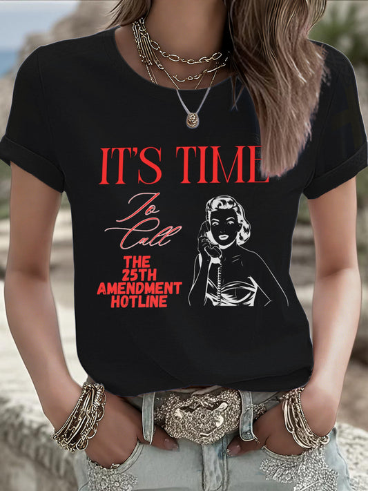 Women's FDT 2547 Remove Printed T-Shirt