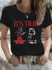 Women's FDT 2547 Remove Printed T-Shirt