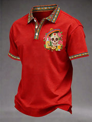 Men's Cinco De Mayo Print Short-Sleeve Top