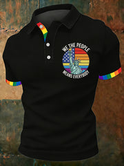 Men's 'We The People Means Everyone' Printed Short Sleeve Top