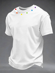 Men's rainbow month short sleeves t-shirt