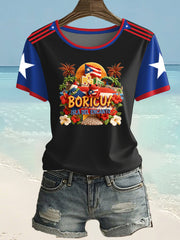 Women's Boricua Printed T-shirt
