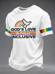 Men's pride rainbow month short sleeves t-shirt