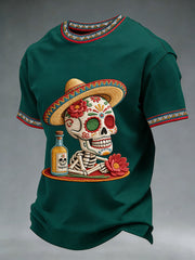 Men's Cinco De Mayo Print Short-Sleeve T-shirt
