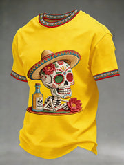Men's Cinco De Mayo Print Short-Sleeve T-shirt
