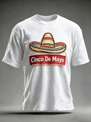 Men's Cinco de Mayo Printed Casual T-Shirt