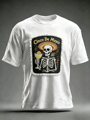 Men's Cinco de Mayo Printed Casual T-Shirt