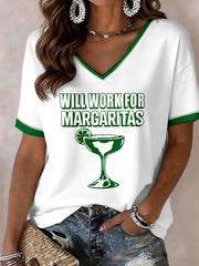 Women's Cinco de Mayo V-Neck T-Shirt