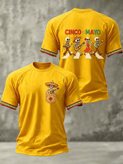 Men's Cinco De Mayo Print Short-Sleeve T-shirt
