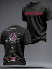 Men's Artemis 2 Moon Tour Printed T-shirt