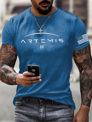 Men's Artemis II 2026 Print Casual Tee