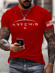 Men's Artemis II 2026 Print Casual Tee