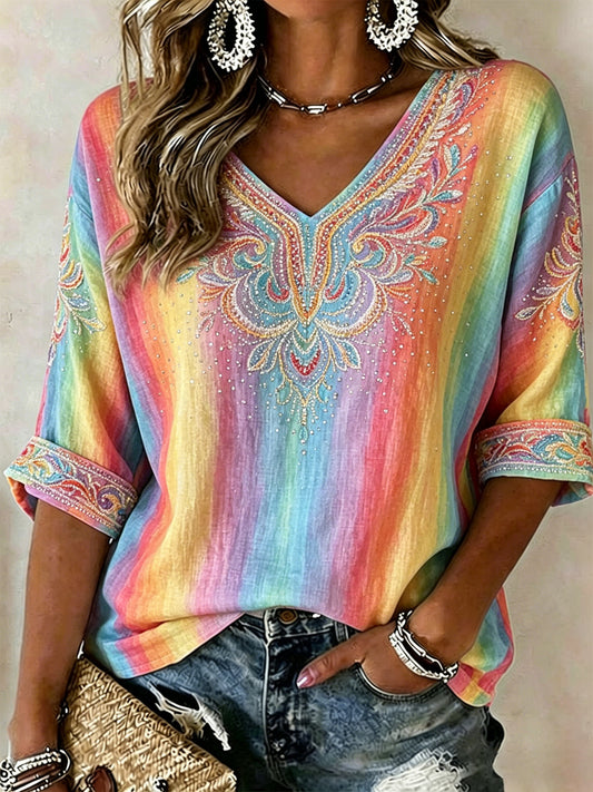 Women's Pride Month Print Casual T-shirt