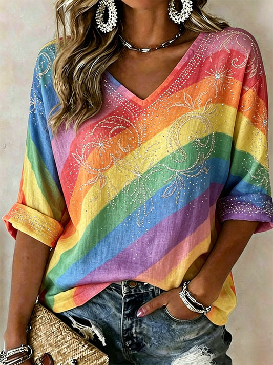 Women's Pride Month Print Casual T-shirt