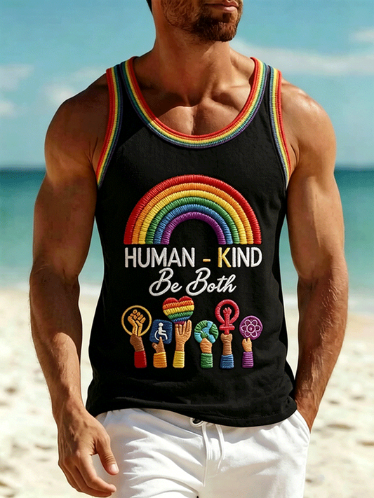 Men's Human-kind Be Both Vests