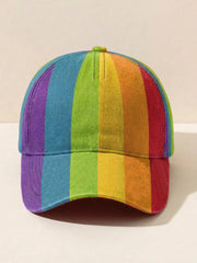 Unisex Pride Month Rainbow Print Hat