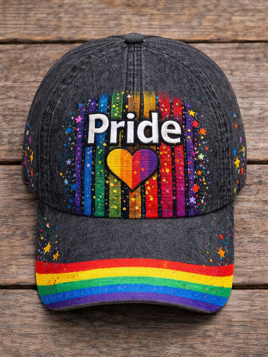 Unisex LGBT Rainbow Month Pride Art  Print Hat