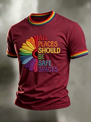 Men's All Places Should Be Safe Spaces Short Sleeves T-shirt