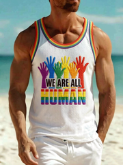 Men's We Are All Human Vests