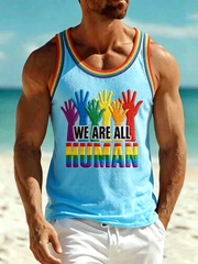 Men's We Are All Human Vests
