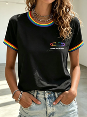 Women's You Are Safe With Me Short-sleeved T-shirt