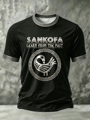 Men's Sankofa Bird Short Sleeves T-shirt