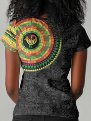 Women's Sankofa Bird Short-sleeved T-shirt