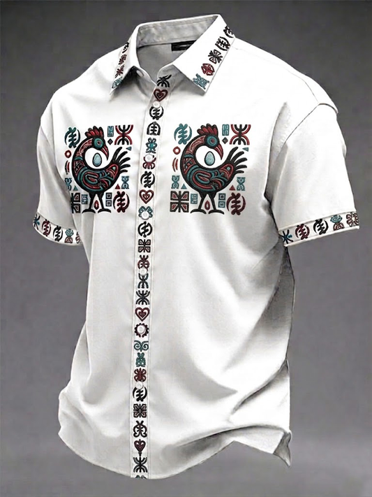 Men's Sankofa Short Sleeve Shirt