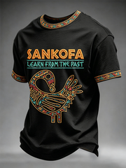Men's Sankofa Bird Short Sleeves T-shirt