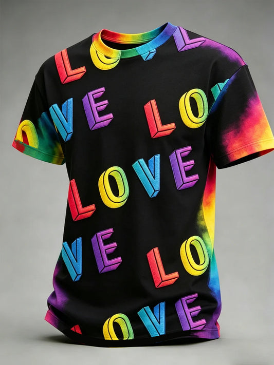 Men's Pride Month Printed T-shirt