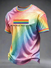 Men's Pride Month Printed T-shirt