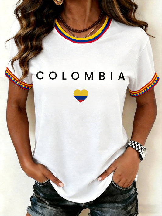Women's Colombia Print T-Shirt