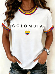 Women's Colombia Print T-Shirt