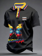 Men's Colombian Football Casual T-shirts