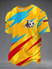 Men's Colombian Football Casual T-shirts