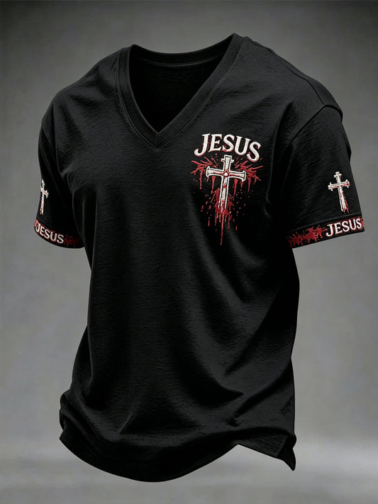 Men's Faith V-neck T-shirt