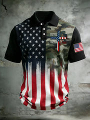 Men's Faith Print Casual Top