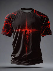 Men's Faith Printed Casual short sleeves t-shirt