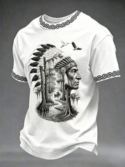Men's Indigenous Totem Casual T-shirts