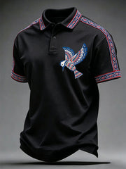 Men's Indigenous Art Casual Top