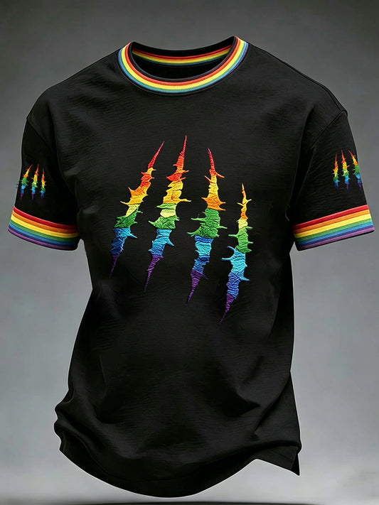 Men's Pride Month LGBT Art Short Sleeve T-shirt
