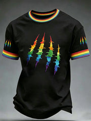 Men's Pride Month LGBT Art Short Sleeve T-shirt
