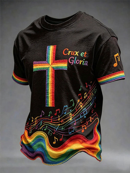Men's Pride Print Casual T-shirt