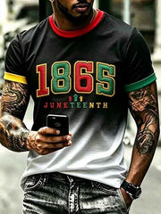 Men's 1865 Juneteenth Printed T-shirt