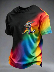 Men's Rainbow Pride Month Print short sleeves t-shirt