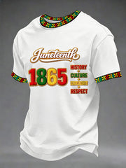 Men's Juneteenth Print Casual Tee
