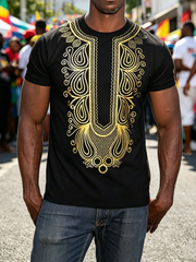Men's Juneteenth Print short sleeves t-shirt