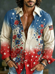 Men's USA Patriotic Casual Shirt