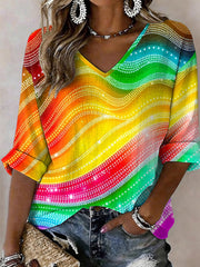 Women's Pride Month Print Casual T-shirt