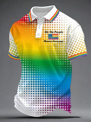 Men's Pride Month Print Casual Top